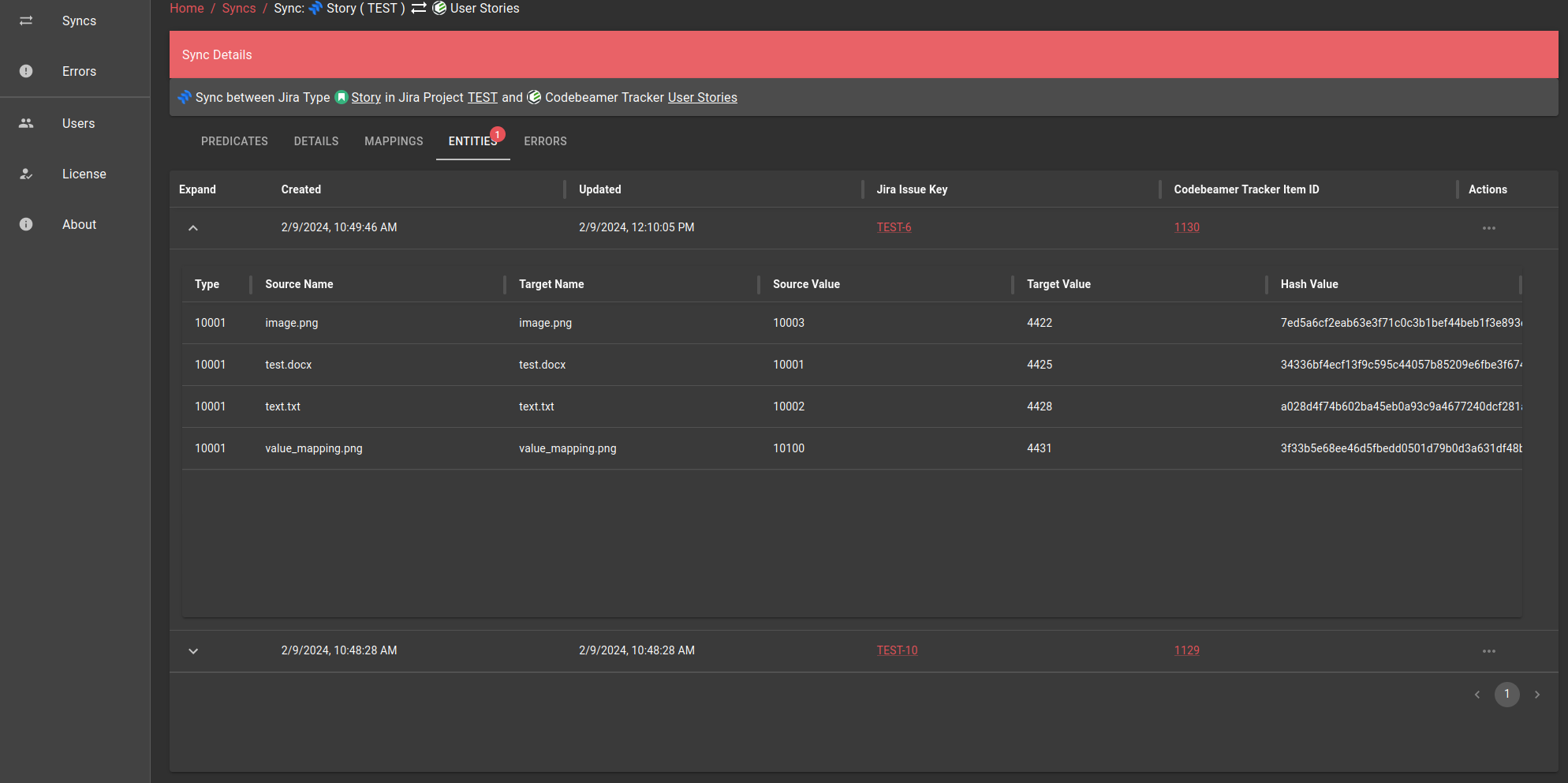 Nanga Jira Codebeamer Connector preview